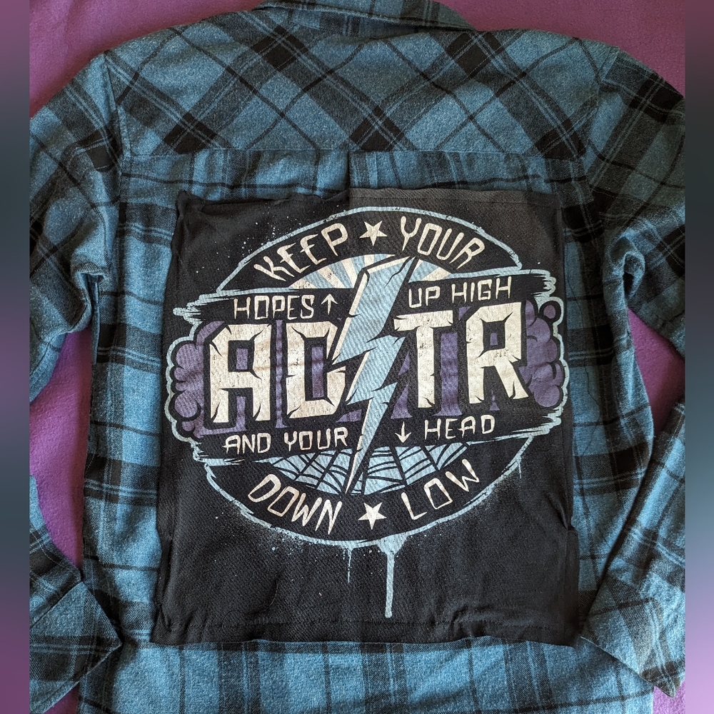 Upcycled A Day to Remember flannel